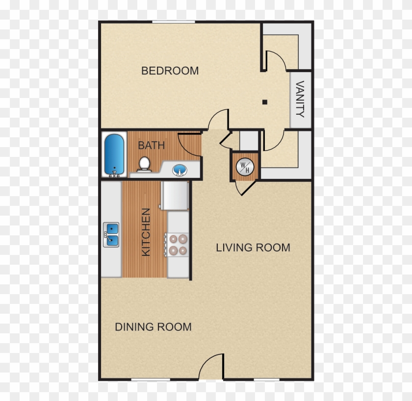 Furnish This Floor Plan - Floor Plan Clipart #2958563