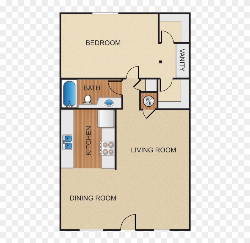 Furnish This Floor Plan - Floor Plan Clipart