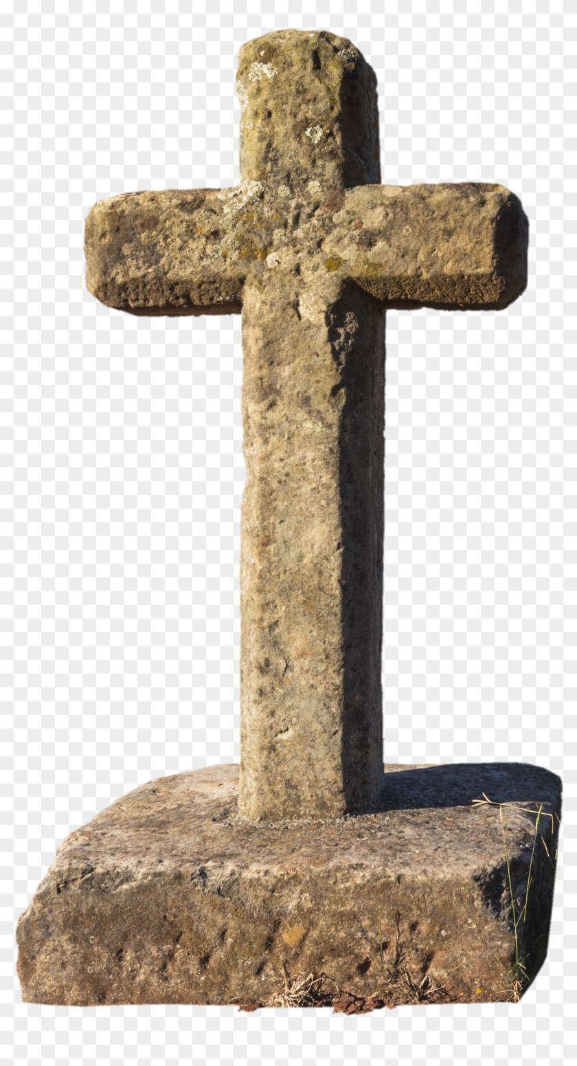 Stone Cross - Cross Clipart #2958754