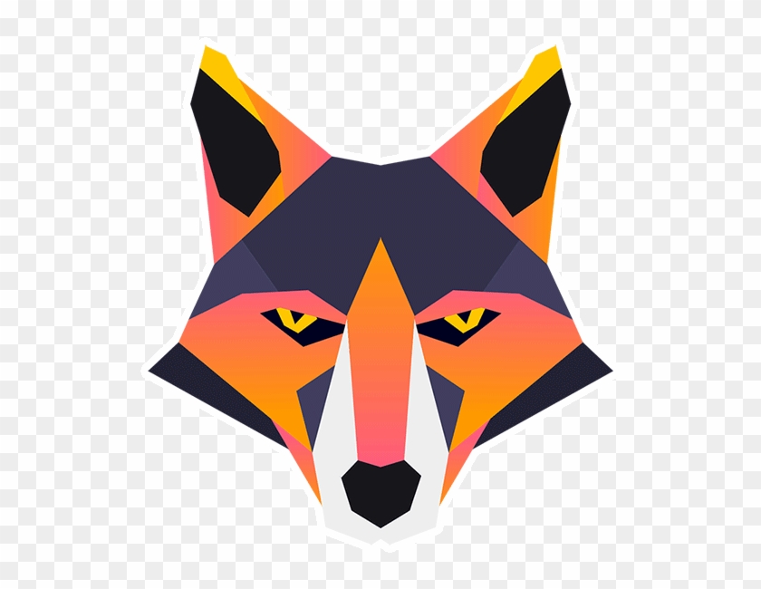 Loud Wolf Footer Logo - Red Fox Clipart