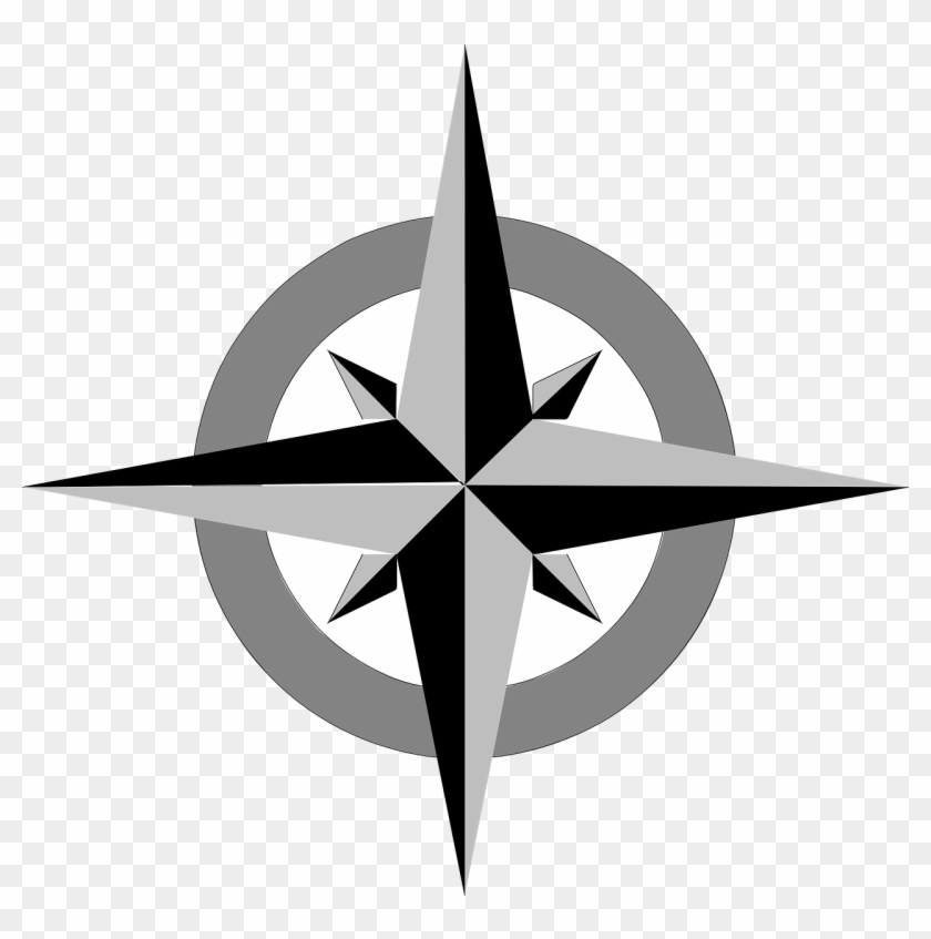 Star Compass Rose Wind Rose Png Image - Rosa Delos Vientos Para Completar Clipart #2959047