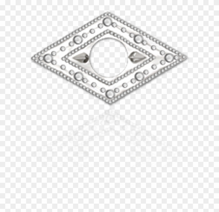 14k Diamond Shape Trim , Png Download - Circle Clipart