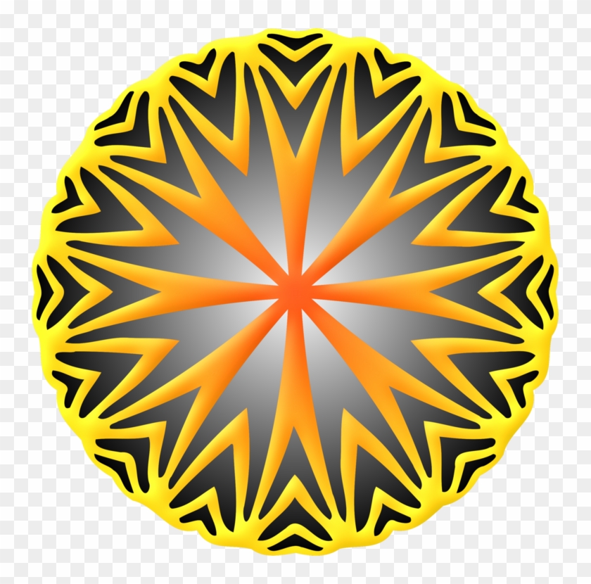 Computer Icons Compass Rose Wind Ornament - Kolam Clipart - Png Download