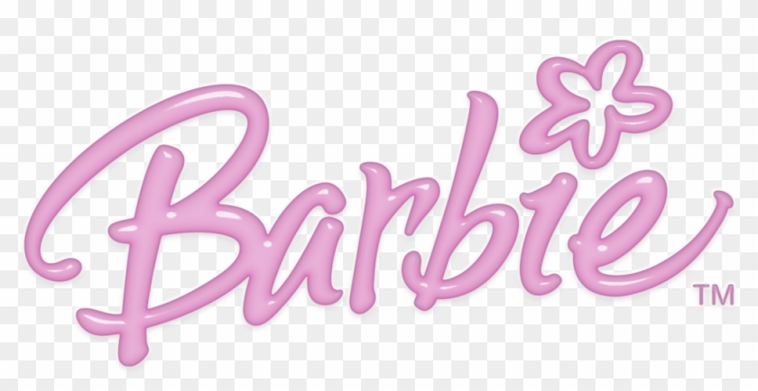 Pink Barbie Logos Png - Barbie Transparent Background Logo Clipart