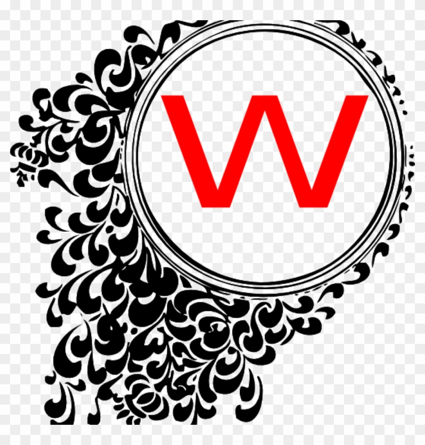 Monogram Clipart Monogram Clip Art At Clker Vector - Blue Circle Design Logo - Png Download