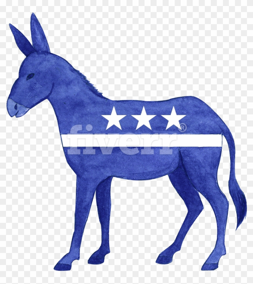 Democratic Donkey , Png Download - Picto Ane Clipart