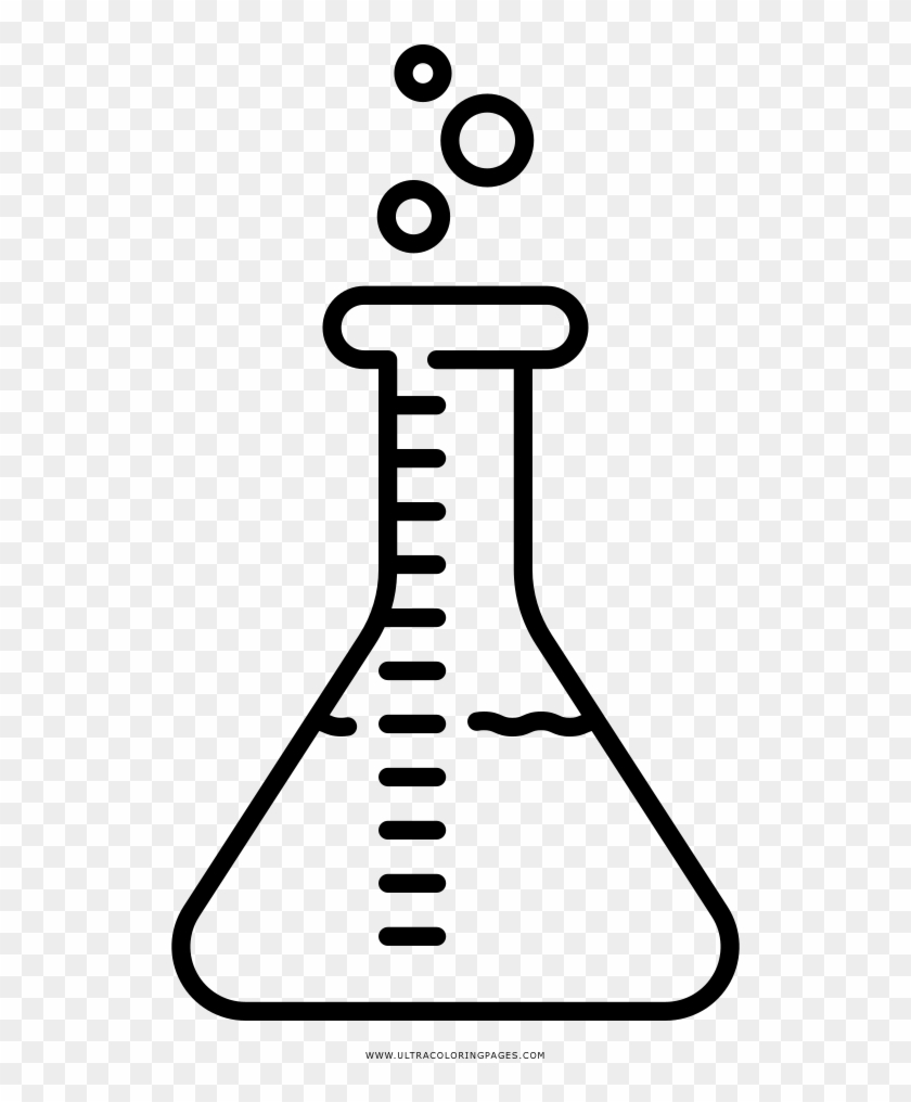 Color Beaker Density Png - Science Beaker Coloring Pages Clipart #2960426