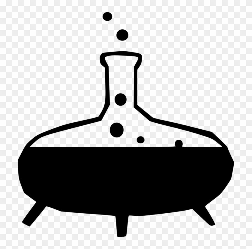Line Recreation Angle Black Freemercial Clipart Beaker - Png Download #2960586