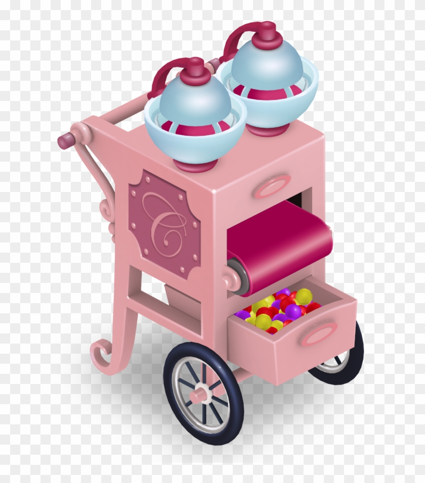 Svg Transparent Stock Cotton Candy Machine Clipart - Candy - Png Download