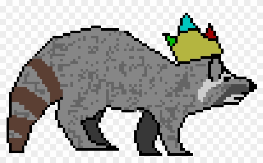 Raccoon King - Fox Clipart