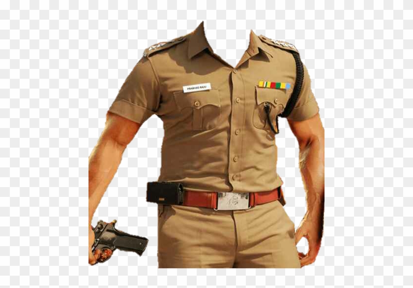 Follow Me On Facebook - Police Full Png Dress Clipart