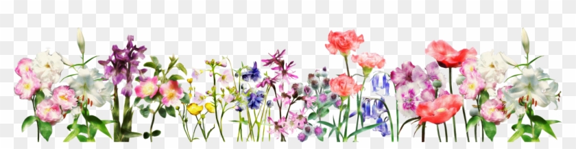 Spring Flowers Banner Png Clipart