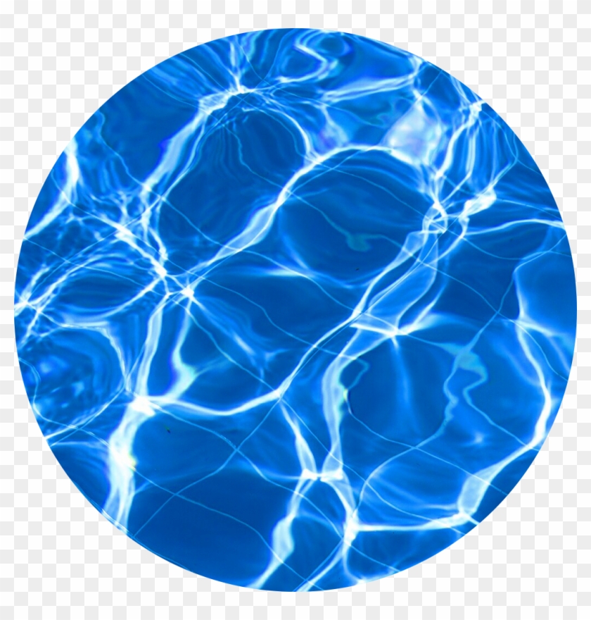 Pool Circle Sticker By - Aesthetic Transparent Blue Stickers Clipart #2962441