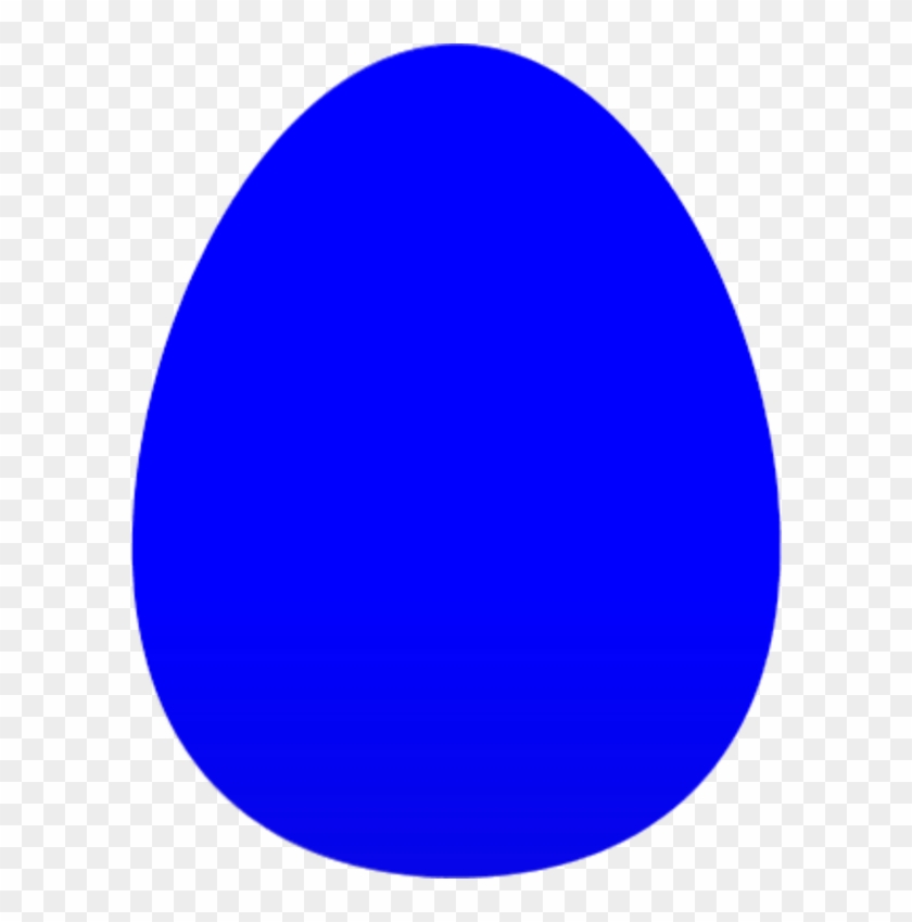 Yellow Egg - Blue - Circle Png Image Blue Clipart #2962486
