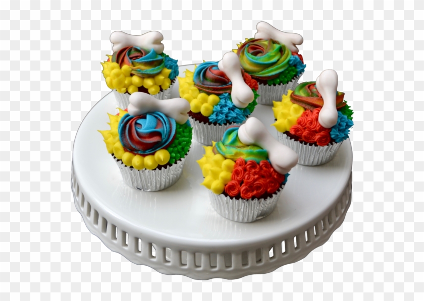 Dog Bone Cupcakes - Cupcake Clipart #2962525