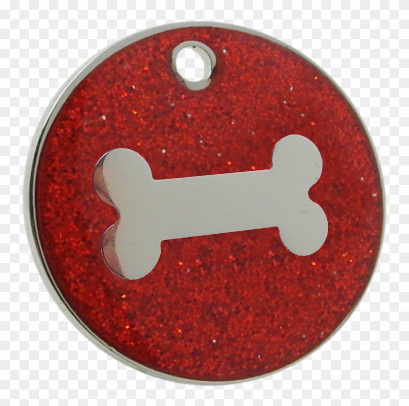 Glitter Pet Id Name Tag - Poodle Clipart