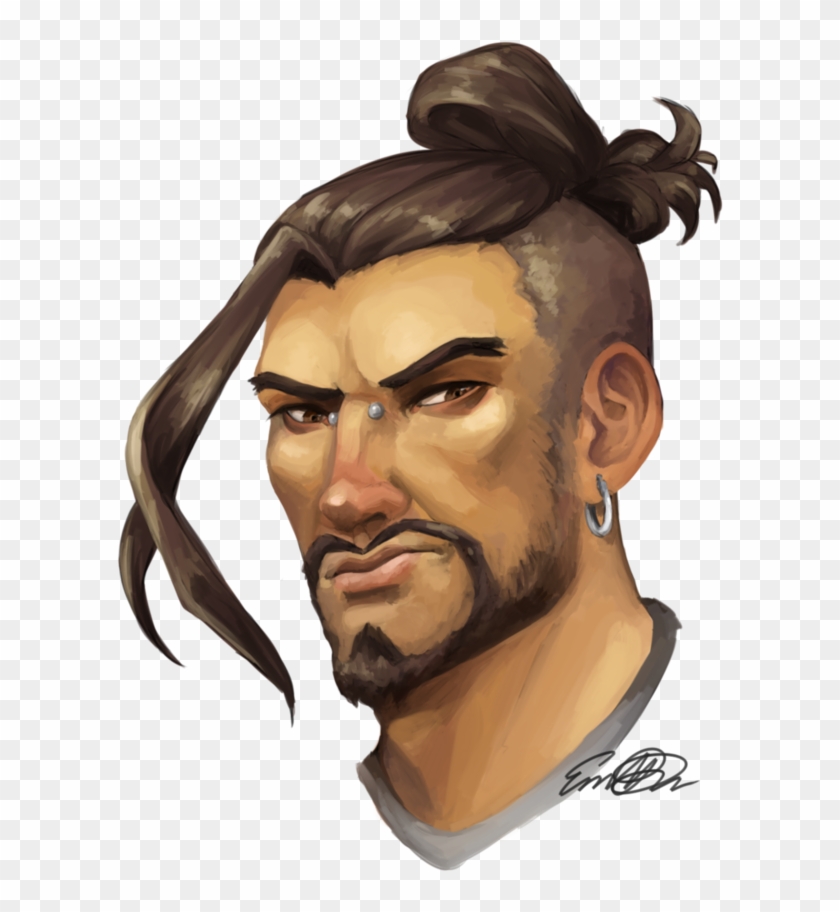 Head Png Clip - Hanzo Face Png Transparent Png #2962597