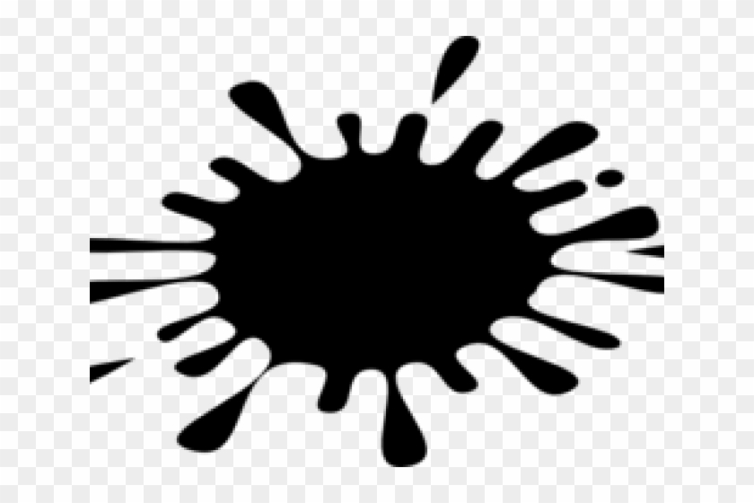 Ink Clipart Puddle - Green Paint Splash Clipart - Png Download