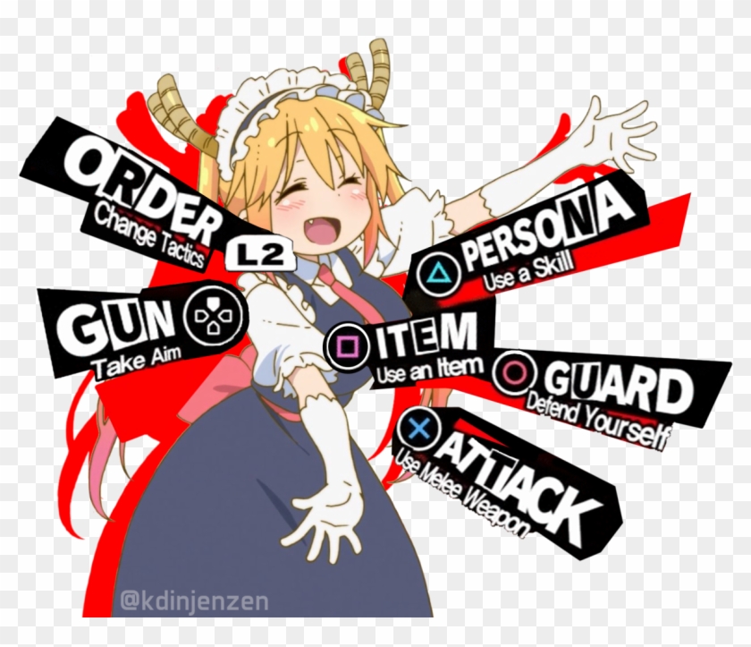 Persona 5 Battle Menu Parodies - Persona 5 Steal Your Heart Clipart