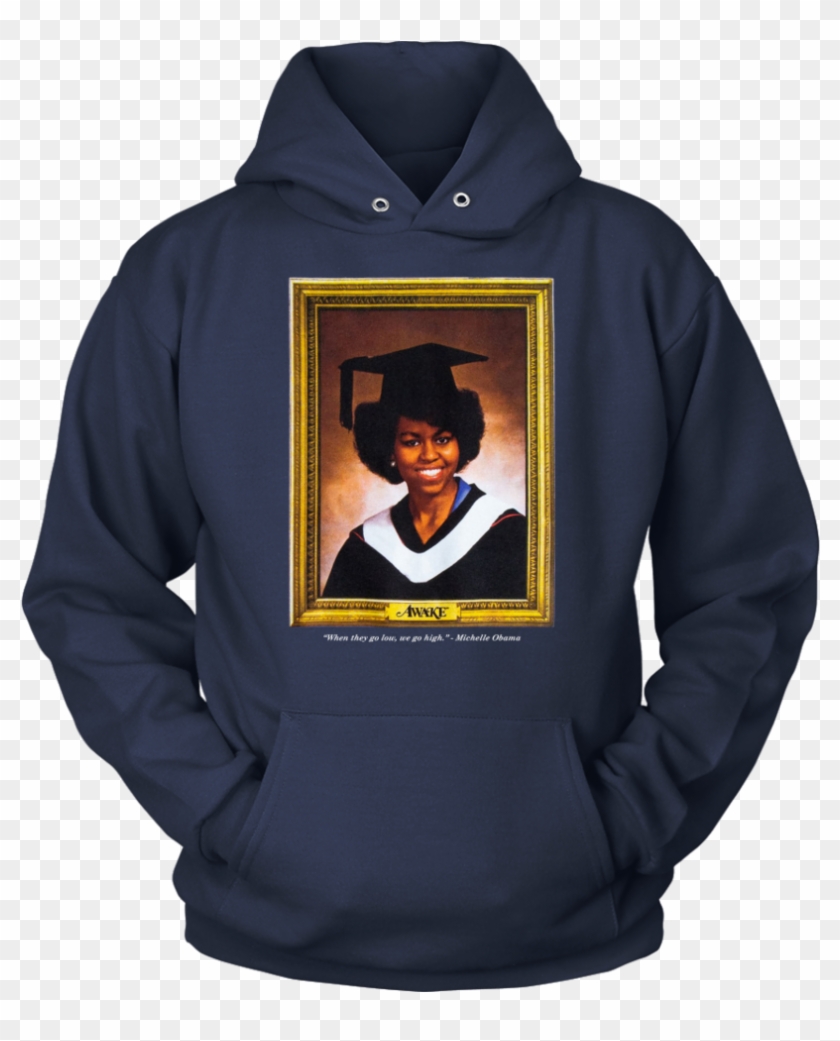 Michelle Obama Princeton Graduation T Shirt - Maverick Bird Black And White Clipart #2963265