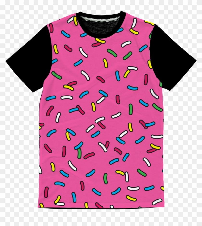 "cartoon Sprinkles Classic Sublimation Panel T- Shirt\ - Active Shirt Clipart #2963489