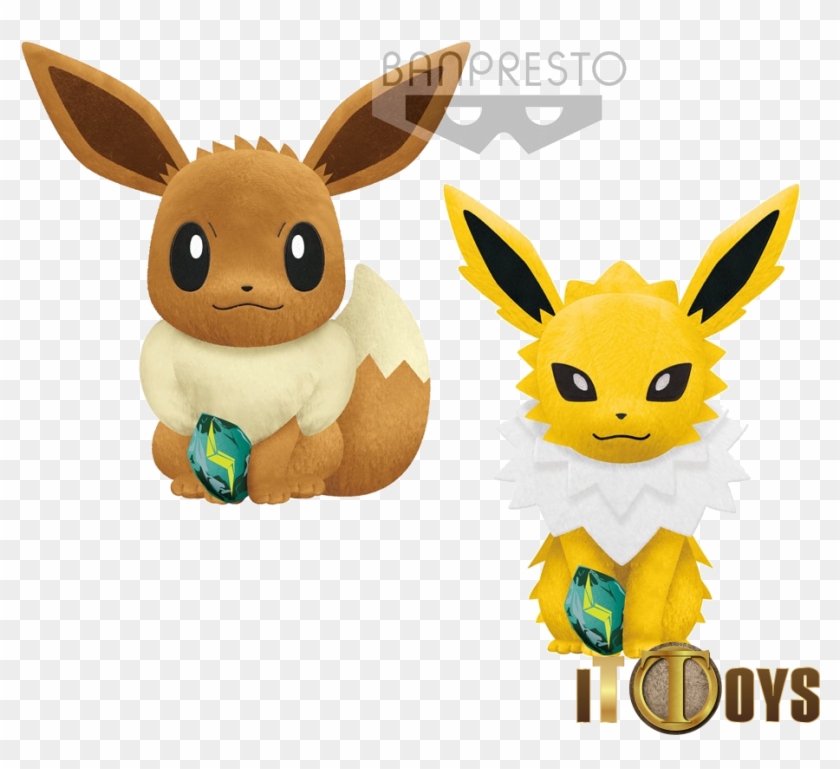 Pokemon Focus Big Plush - Jolteon Banpresto Plush 2019 Clipart