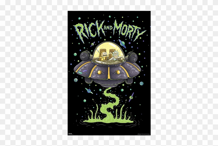 Rick And Morty Ship Png - Rick And Morty In The Ship Clipart #2964073