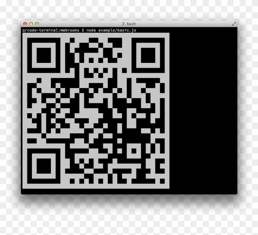 Basic Example - Linux Console Qr Code Clipart