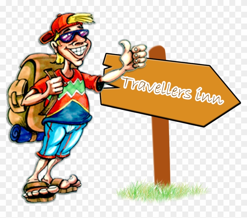 Follow Hotel Travellers Inn - Backpacker Clipart