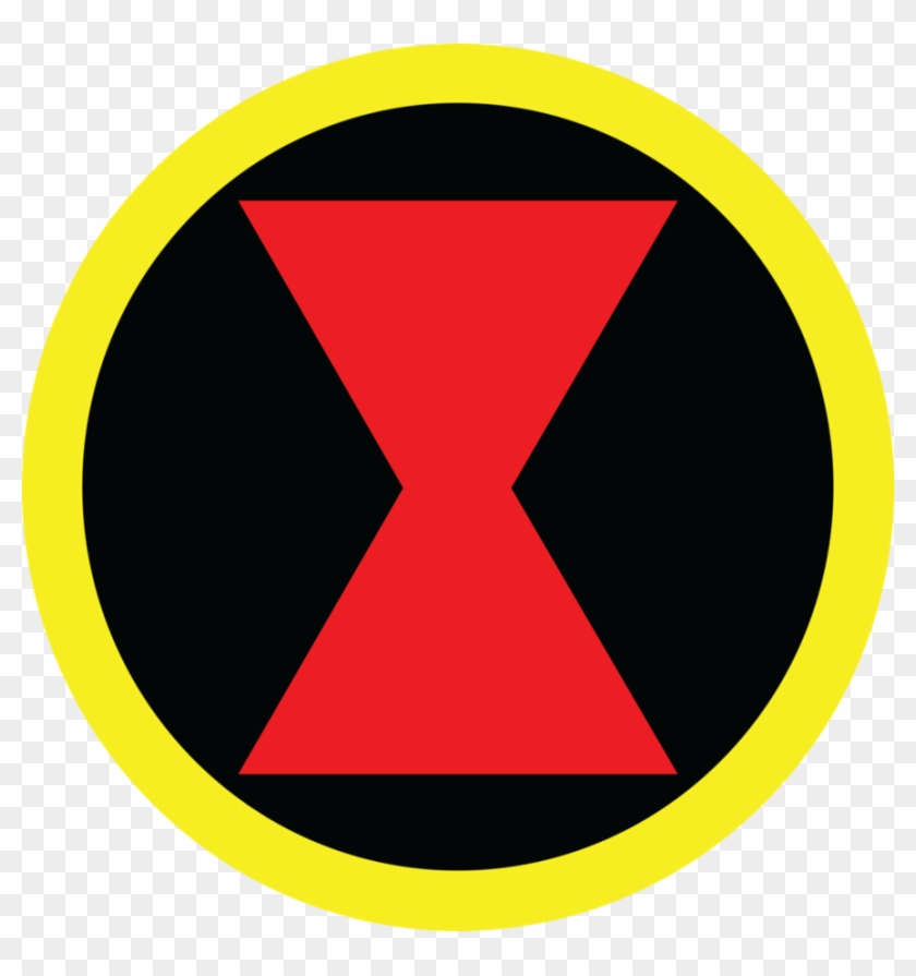 Black Widow Avengers Logo 2 By Ashley - Marvel Black Widow Logo Clipart