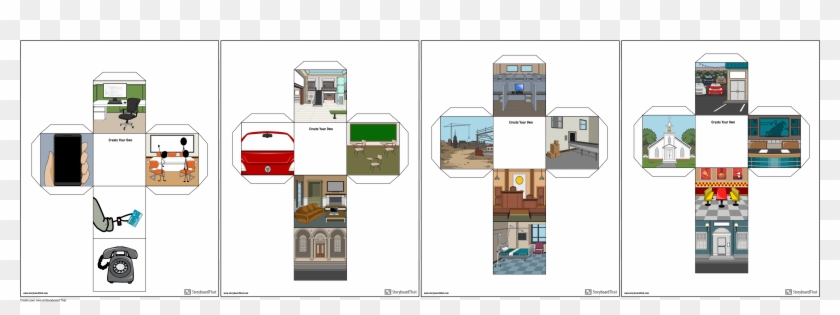 Scenario Cube - Floor Plan Clipart