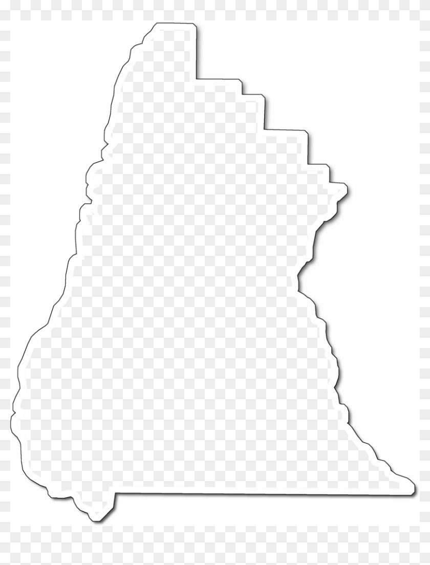 A Map Of Liberty With An Outer Shadow Around The Map - Illustration Clipart #2965701