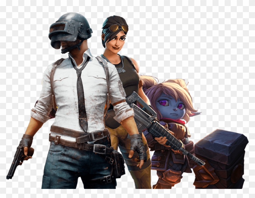 Fortnite Pubg League Of Legends - Pubg Png Download Clipart