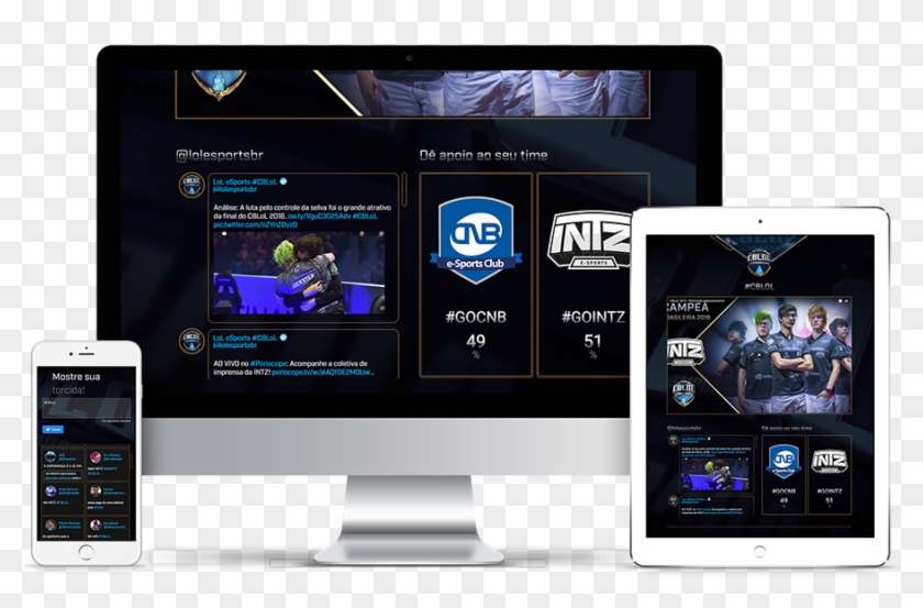 Riot Games League Of Legends - Mockup Iphone Ipad Imac Free Clipart