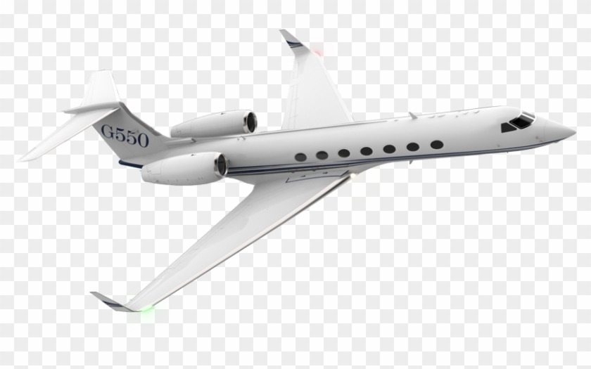 19 - White Gulfstream G550 Clipart