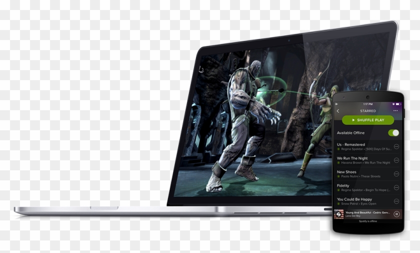 Devices Powered By Rocket Fiber Gigabit Internet - Led-backlit Lcd Display Clipart