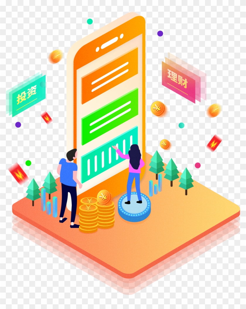 5d Internet Finance Wealth Management Png And Psd - Finance Clipart