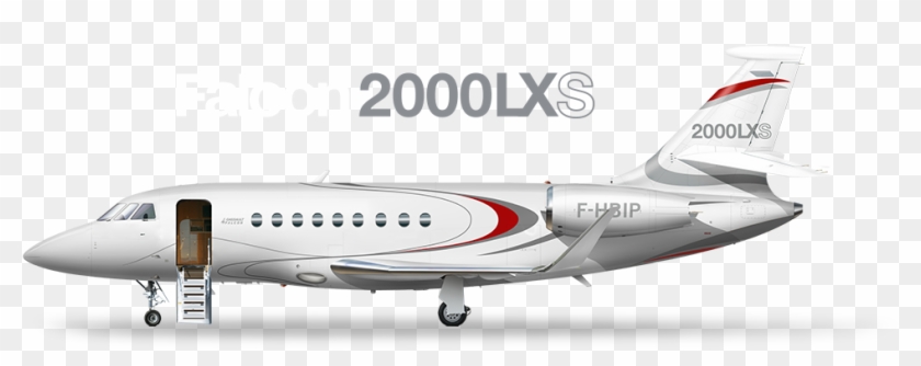 Falcon Jet Family - Falcon 2000 Plan Clipart #2966683