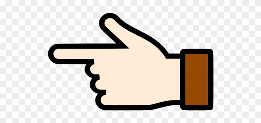 Click Here Finger Png - Fingers Pointing Icon Png Clipart