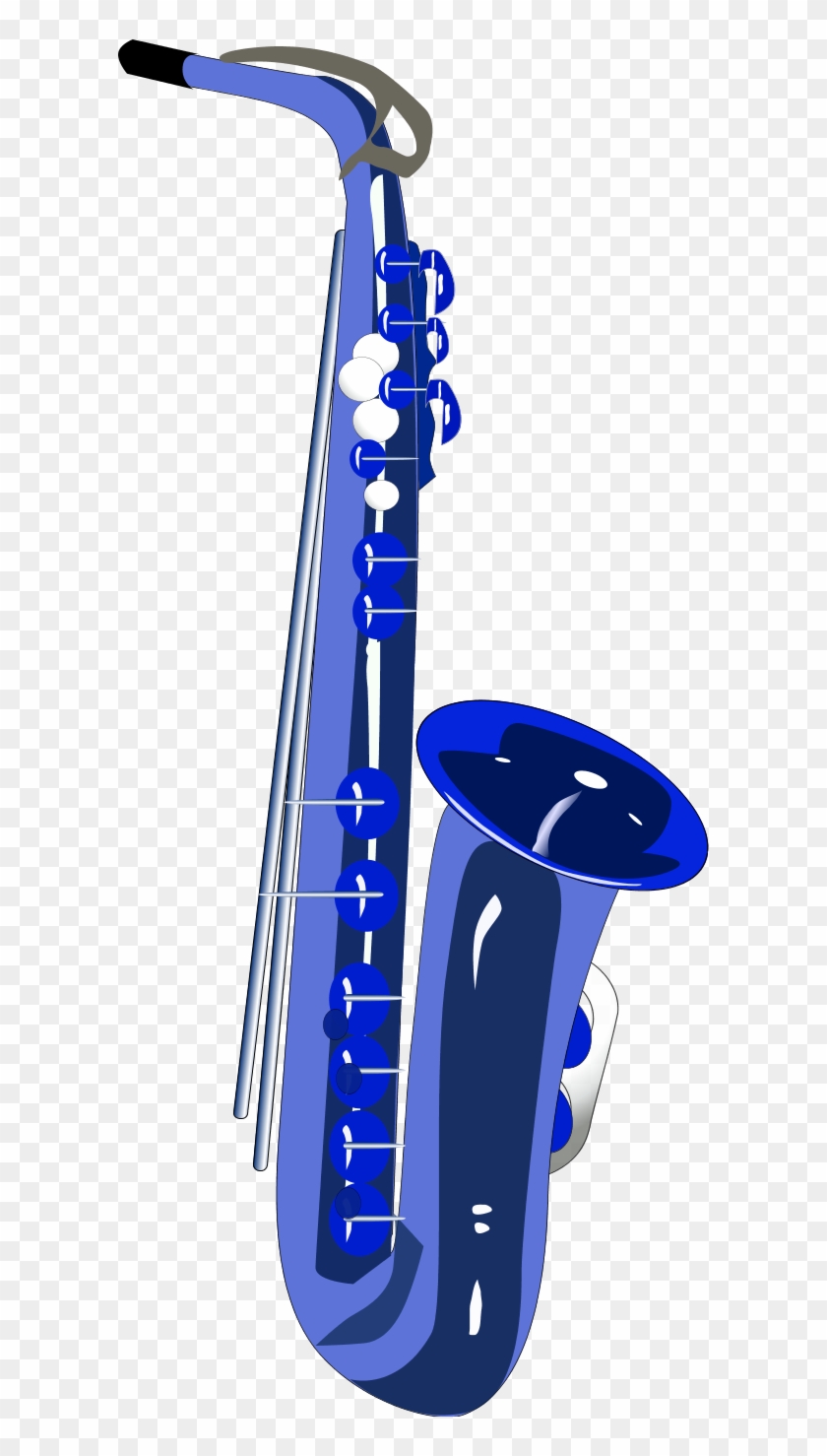 Saxophone Clip Art Saxophone Clipart Fans - Blue Saxophone Clipart - Png Download #2967004