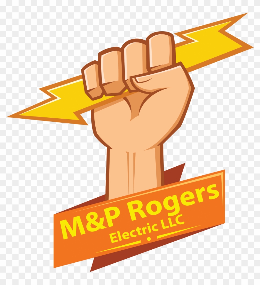 M&p Rogers Electric Llc - Woman Hand Holding Paintbrush Vector Clipart #2967062