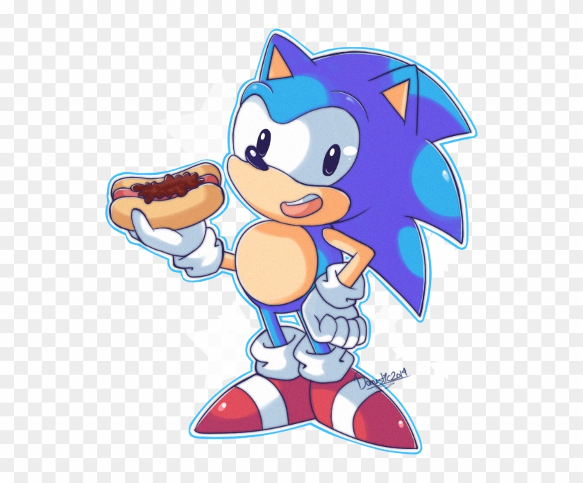 /vr/ - Retro Games - Classic Sonic Chili Dog Clipart