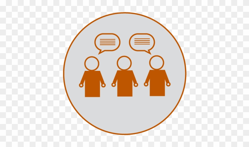 Three People Talking To Each Other Clipart