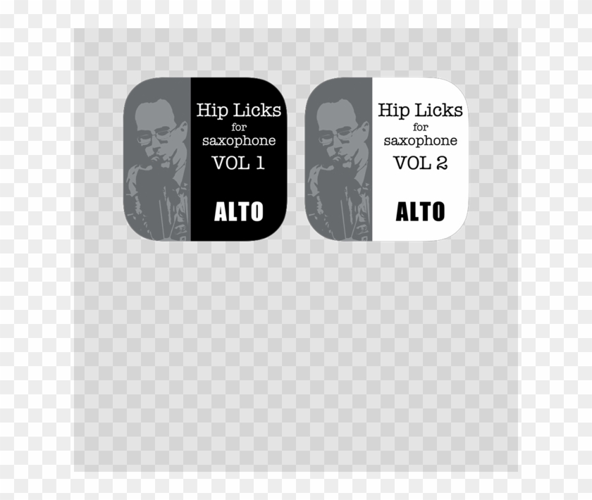 Hip Licks For Alto Saxophone Volumes 1 & 2 Bundle 4 - Illustration Clipart
