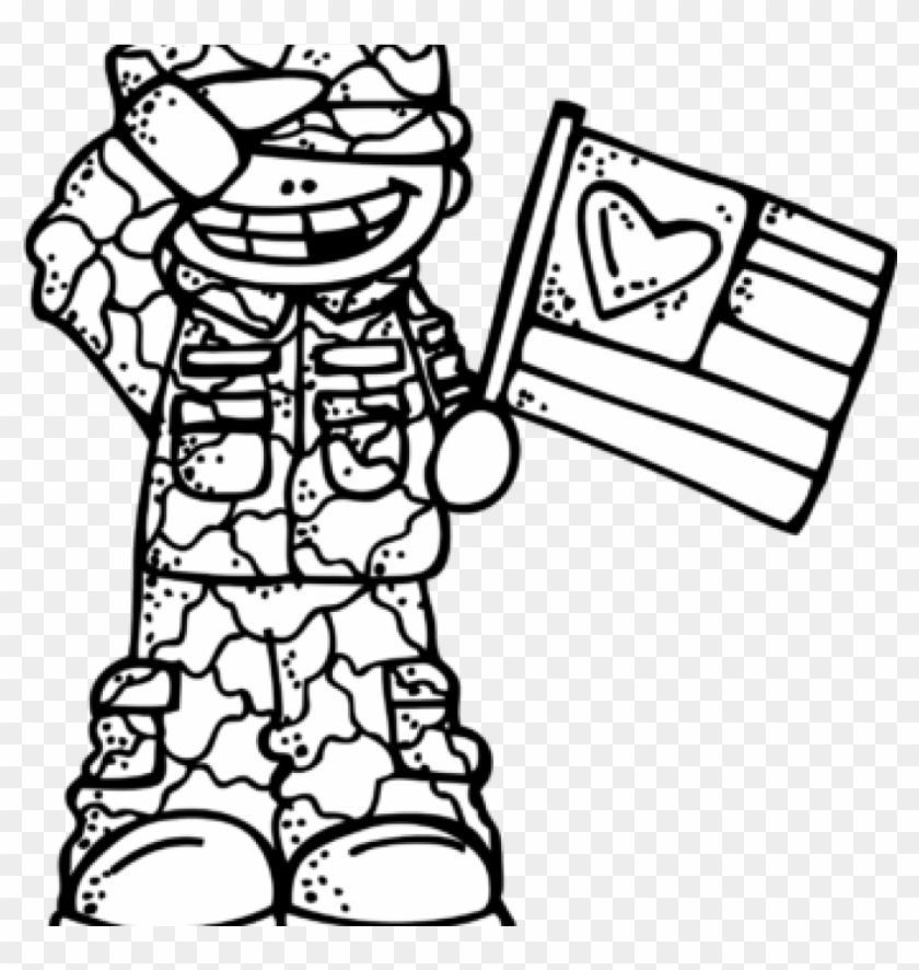 Jpg Black And White Library Clip Art Snowman Hatenylo - Veterans Day Clip Art Black And White - Png Download