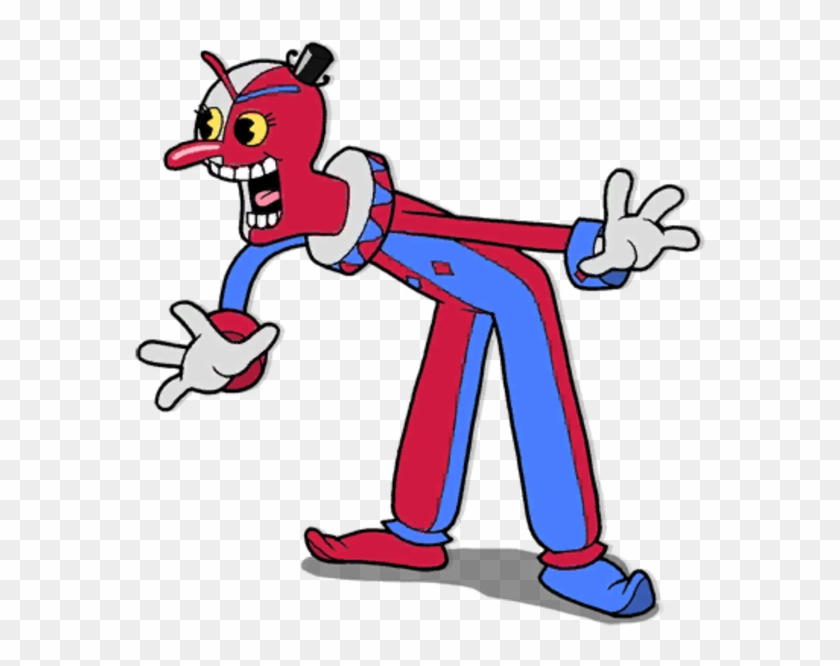 Beppi The Clown - Cuphead Bippy The Clown Clipart #2968443