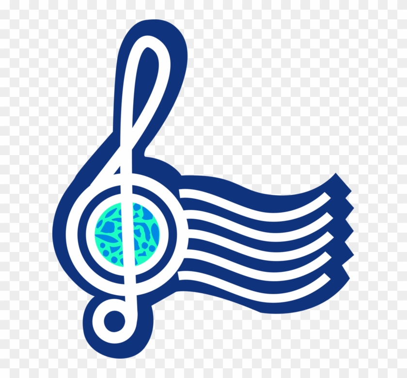 Vector Illustration Of Musical Treble Clef Indicates Clipart