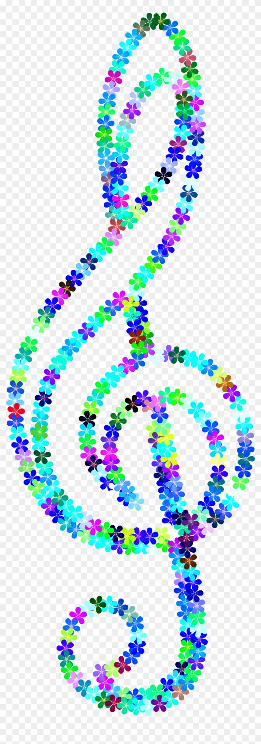 This Free Icons Png Design Of Floral Clef Outline - Circle Clipart #2968657