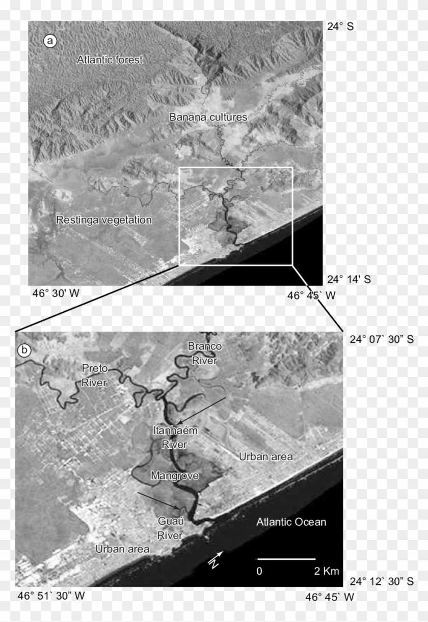 A) Itanhaém River Basin - Mountain Clipart