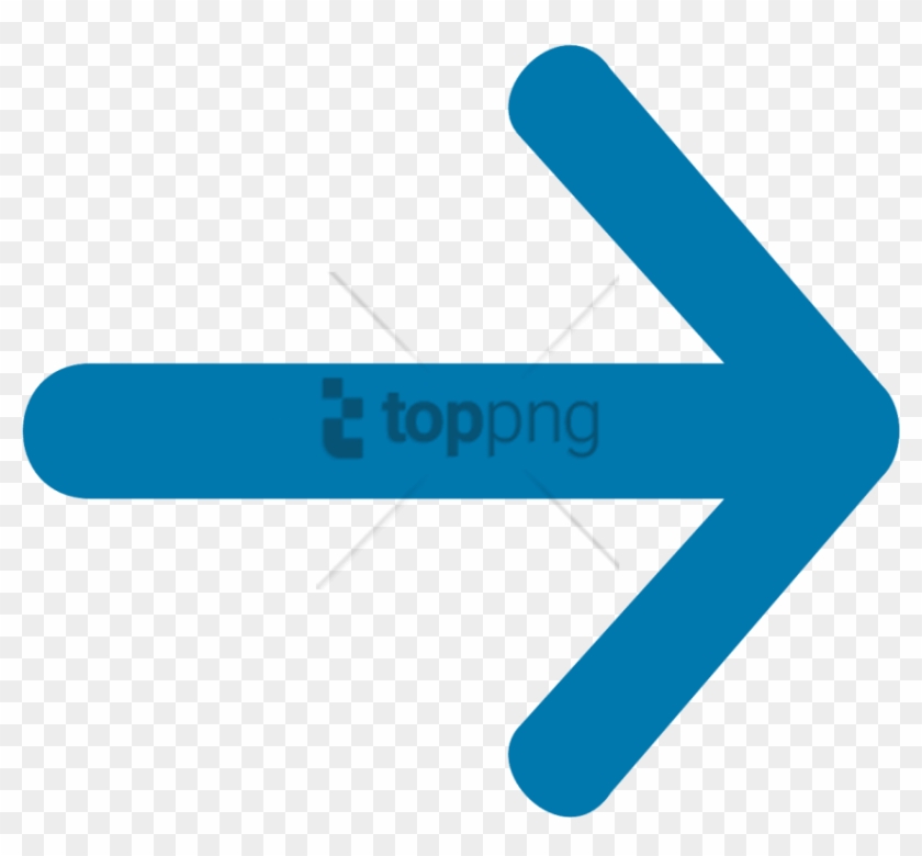 Free Png Icono Flecha Derecha Azul Png Images Transparent - Right Hand Side Arrow Clipart